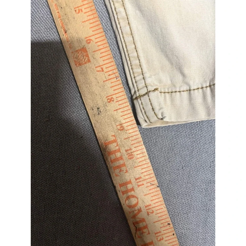 Carhartt Mens 42 Carpenter Work Shorts Beige Cotton Canvas Relaxed Fit 102514